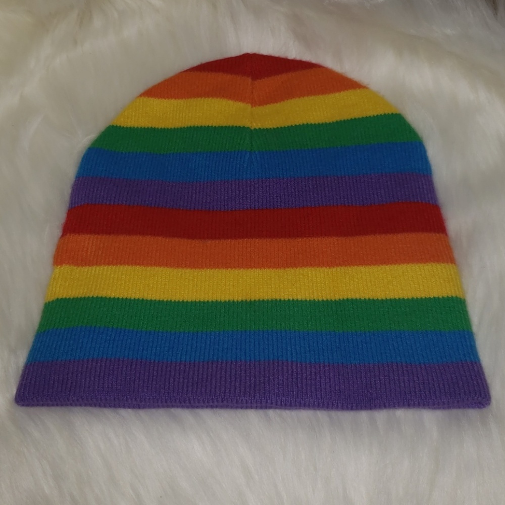 Rainbow beanie
